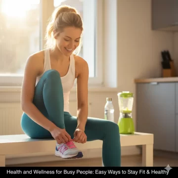 Health and Wellness for Busy People: Stay Fit & Healthy