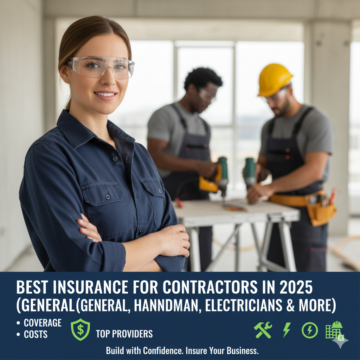 Best Insurance for Contractors in 2025 (General, Handyman, Electricians & More)