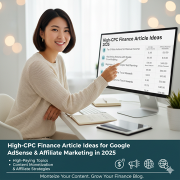 High-CPC Finance Article Ideas for Google AdSense & Affiliate Marketing in 2025