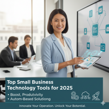 Top Small Business Technology Tools for 2025 (Boost Productivity & Growth)